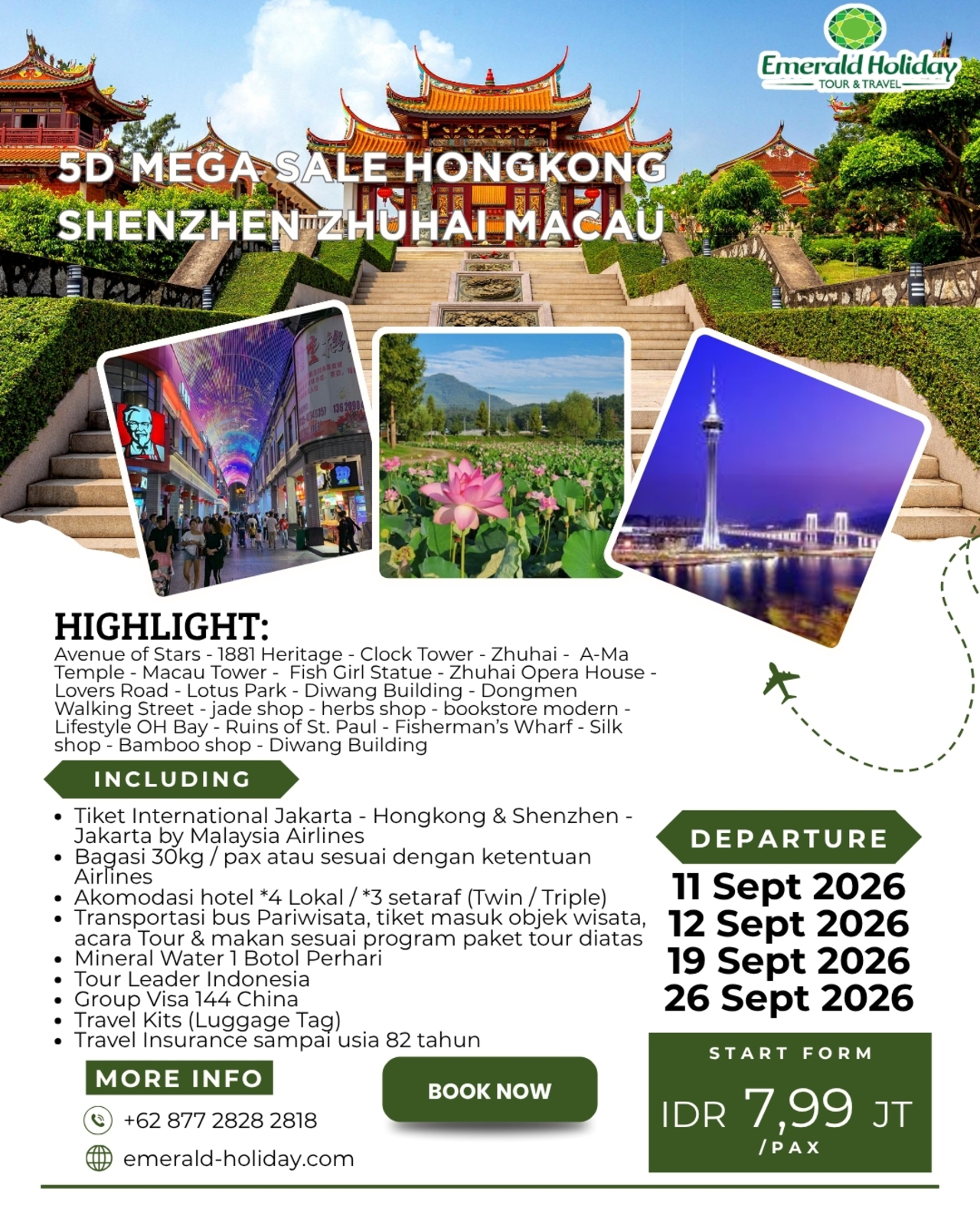 5D MEGA SALE HONGKONG SHENZEN ZHUHAI MACAU